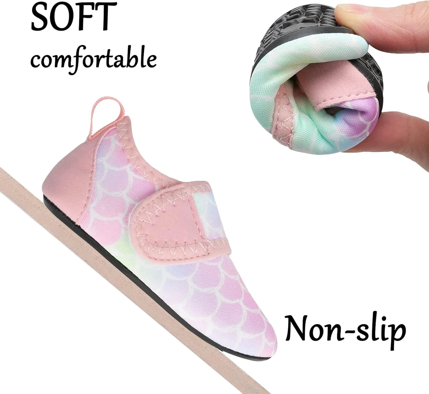 BARERUN Baby Girls Boys Water Shoes Swim Barefoot Water Sport Aqua Socks for Beach Pool Swim Sand