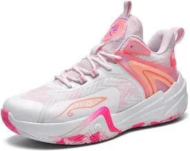 Basketball Shoes for Women and Men, Comfortable Non Slip Sports Outdoor Casual High Top Fashion Sneakers