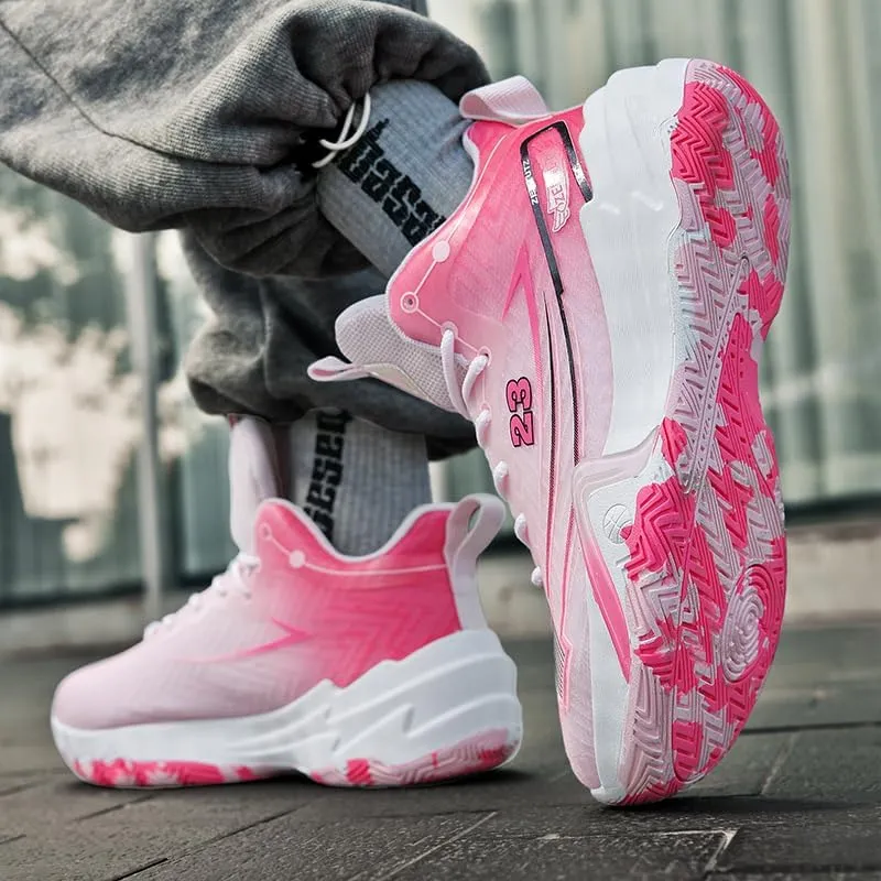 Basketball Shoes for Women and Men, Lightweight Non Slip Outdoor Sports Fashion Sneakers