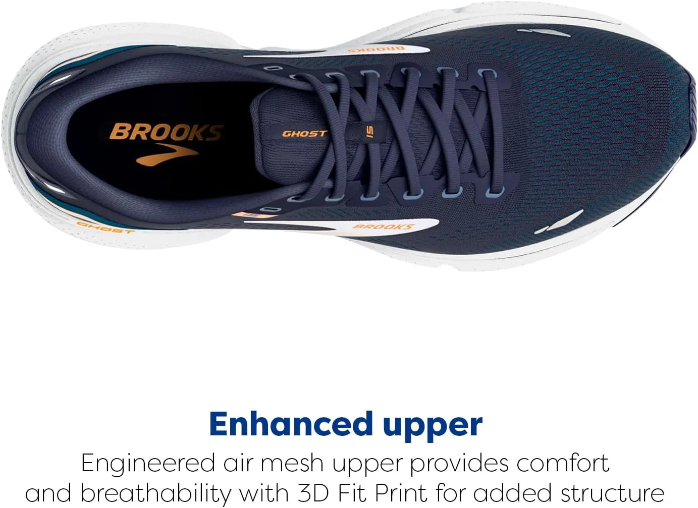 Brooks Men's Ghost 15 Neutral Running Shoe