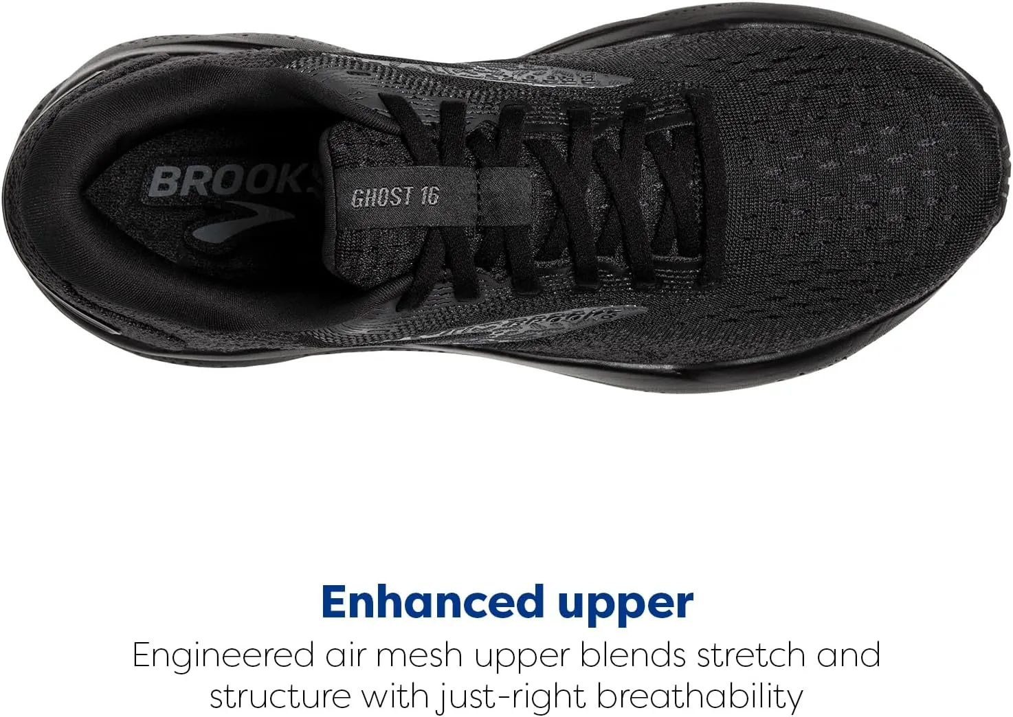Brooks Mens Ghost 16 Neutral Running Shoe