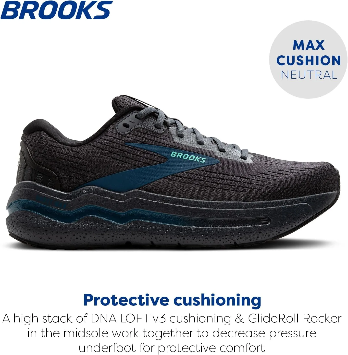 Brooks Mens Ghost Max 2 Running and Walking Shoes