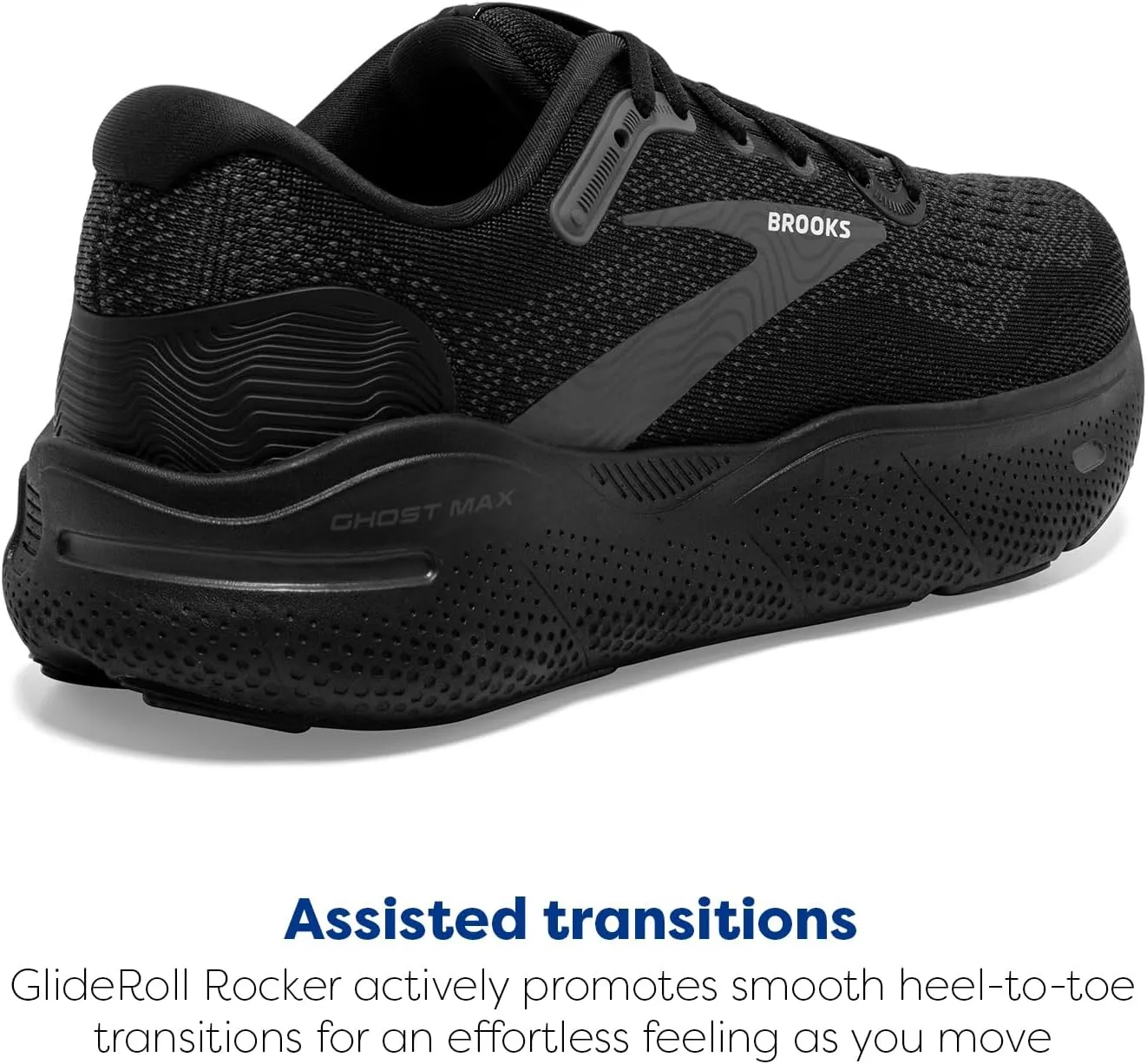 Brooks Mens Ghost Max Cushion Neutral Running & Walking Shoe