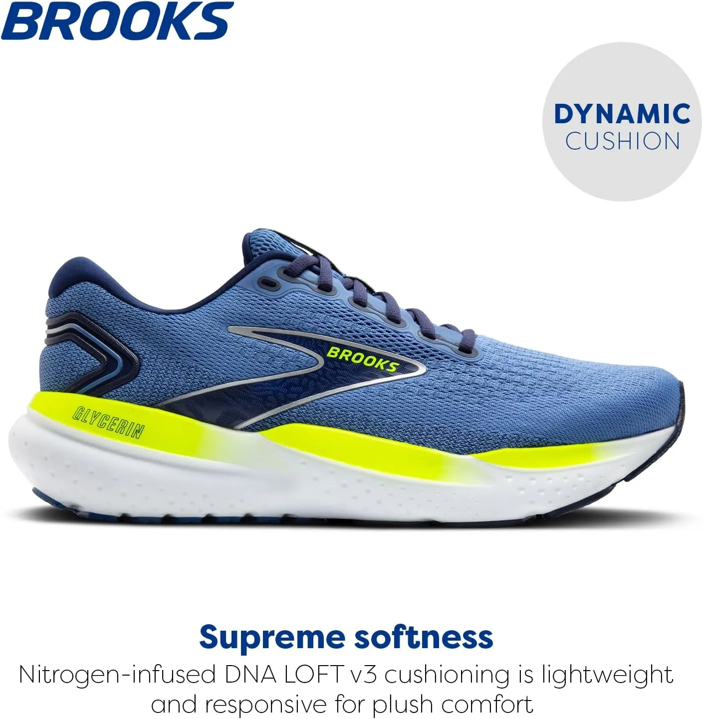 Brooks Mens Glycerin 21 Neutral Running Shoe