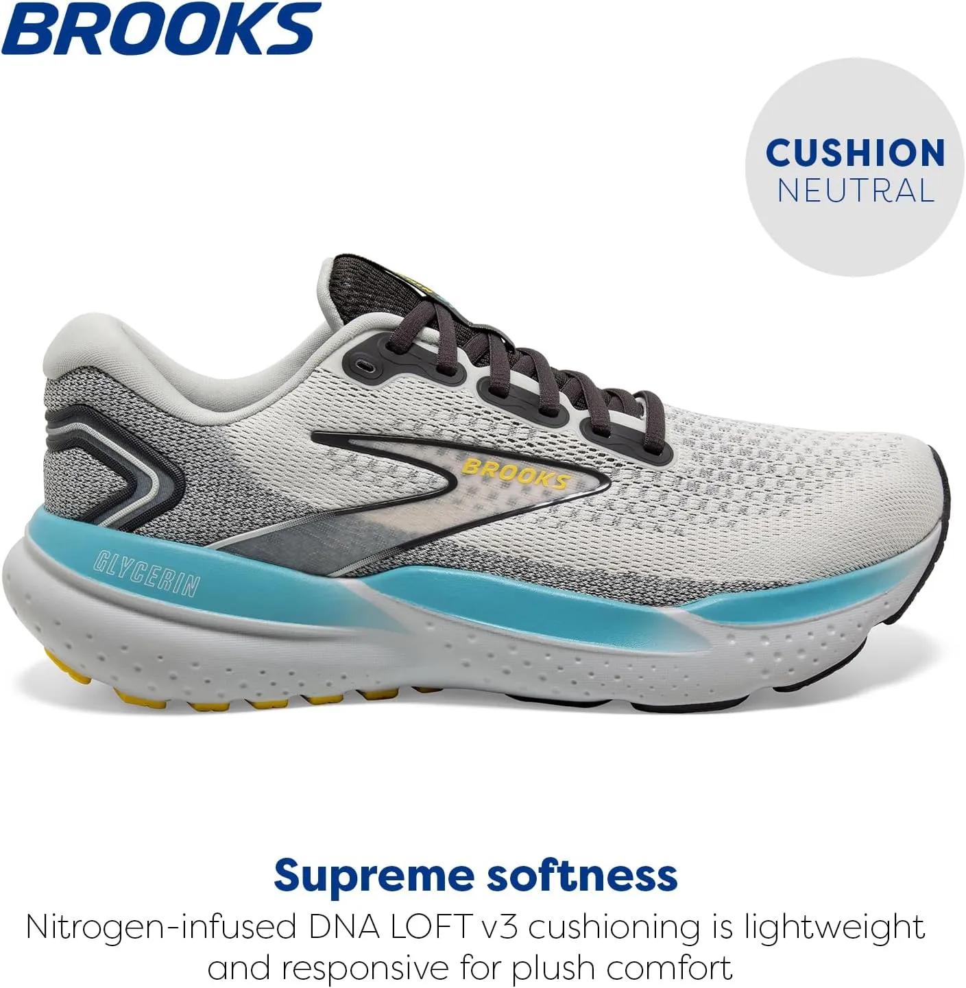 Brooks Mens Glycerin 21 Neutral Running Shoe