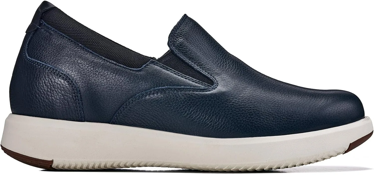 CALTO Men's Invisible Height Increasing Elevator Loafers - Dark Slate Blue Lightweight Slip-on Casual Loafers - 2.8 Inches Taller - J1421 - Size 9.5 D(M) US