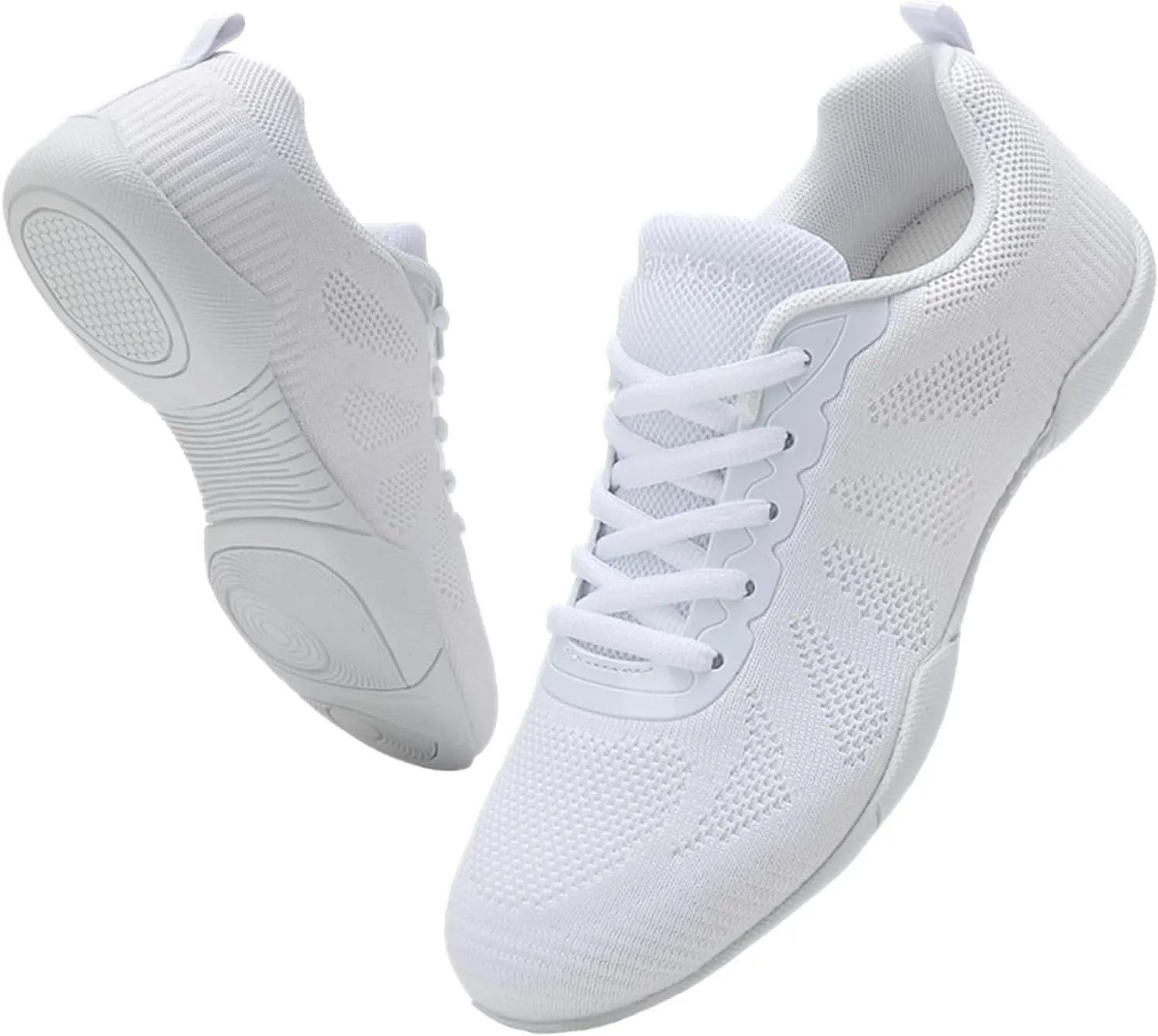 Cheer Shoes Girls Black Cheerleading Dance Shoes Team Training Competition Cheering Shoes Youth Girls White Cheerleading Shoes