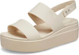 Crocs Womens Brooklyn Low Wedges, Platform Sandals