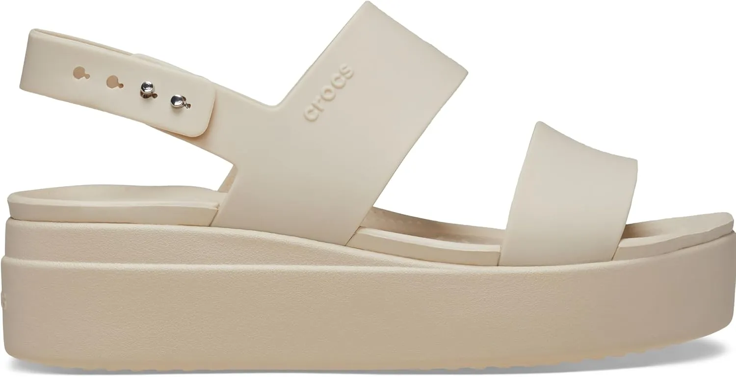 Crocs Womens Brooklyn Low Wedges, Platform Sandals
