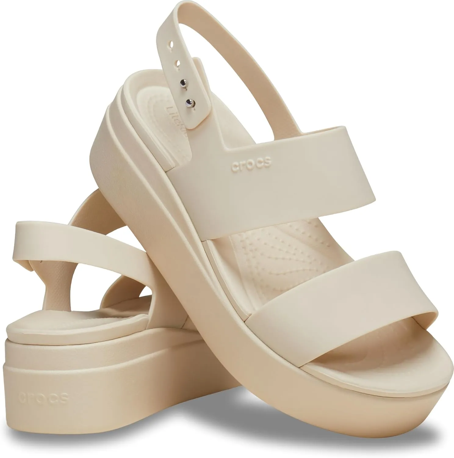 Crocs Womens Brooklyn Low Wedges, Platform Sandals