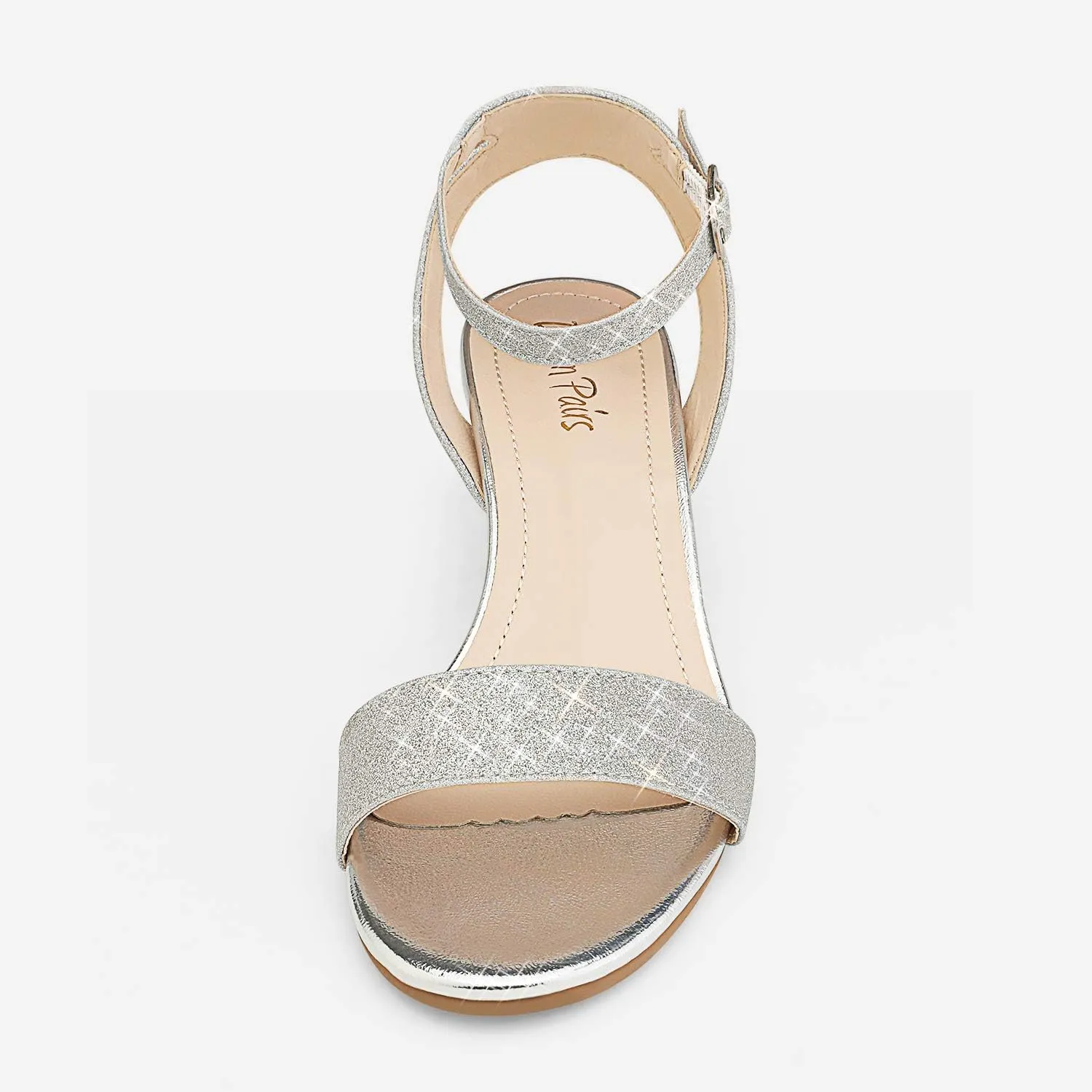 DREAM PAIRS Women's Open Toe Ankle Strap Low Block Chunky Heels Sandals Party Dress Pumps Shoes