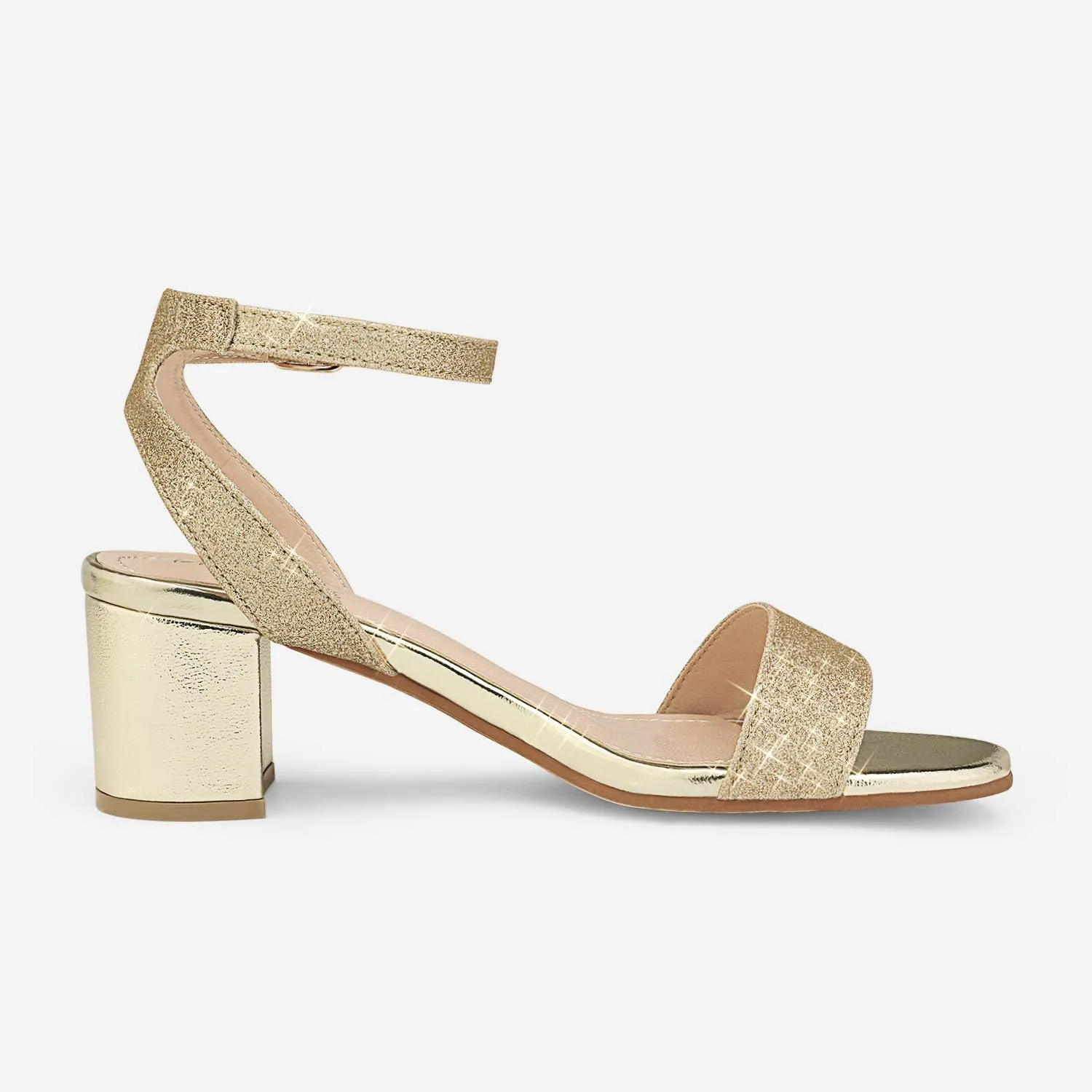 DREAM PAIRS Women's Open Toe Ankle Strap Low Block Chunky Heels Sandals Party Dress Pumps Shoes