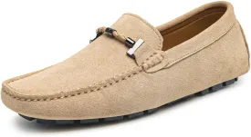 Go Tour Men's Penny Loafers Moccasin Driving Shoes Slip On Flats Boat Shoes