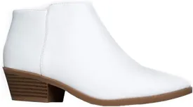 J. Adams Women's Lexy Ankle Boots, Short Low Heel, Side Zipper, Casual Booties for Fall and Winter