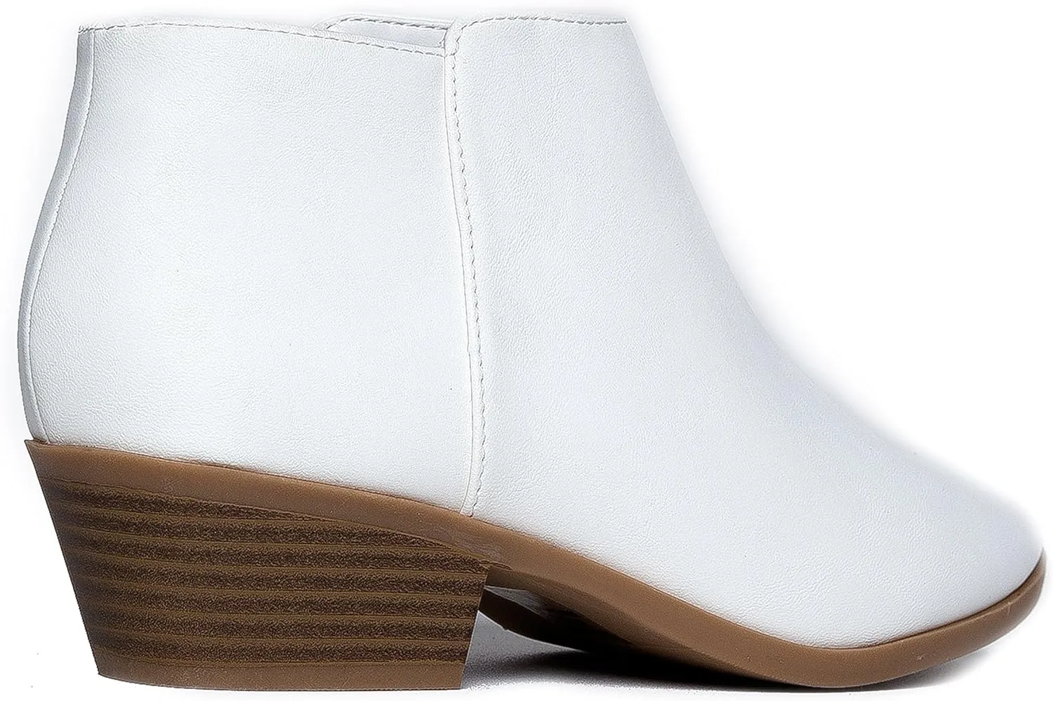 J. Adams Women's Lexy Ankle Boots, Short Low Heel, Side Zipper, Casual Booties for Fall and Winter