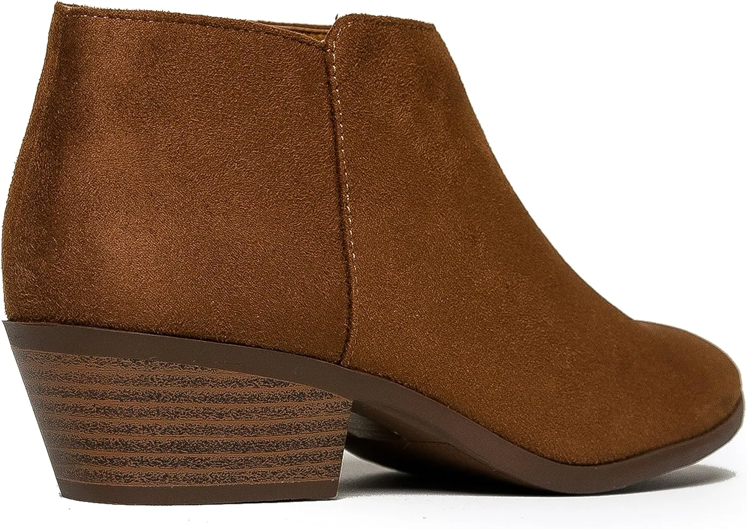 J. Adams Women's Lexy Ankle Boots, Short Low Heel, Side Zipper, Casual Booties for Fall and Winter