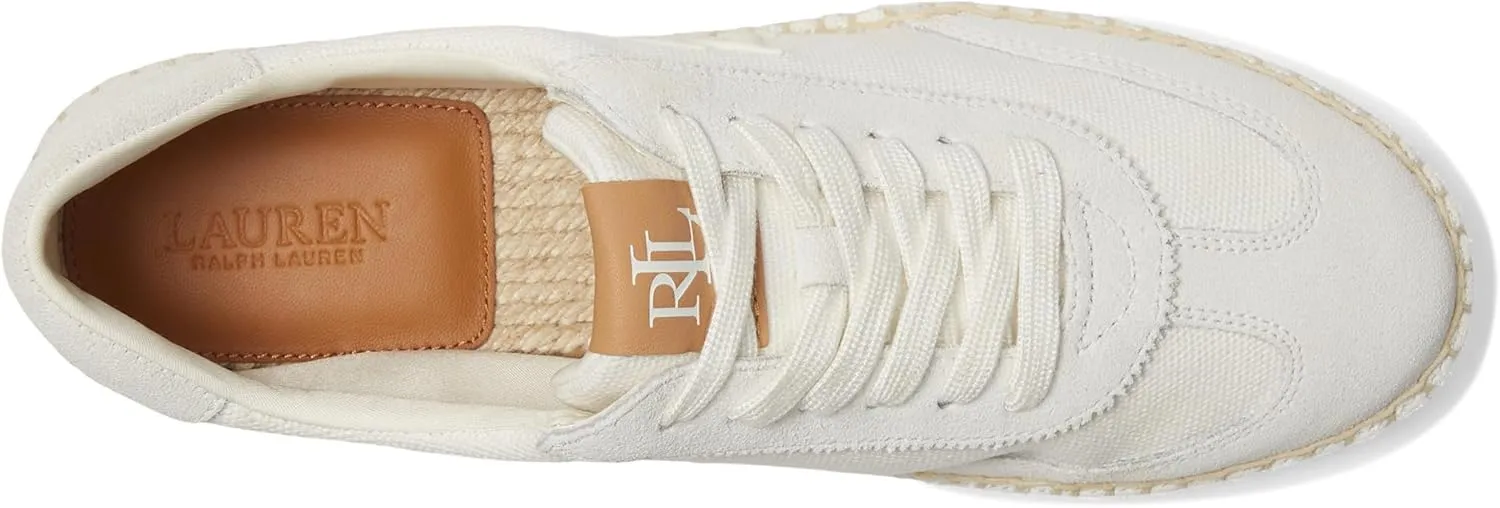 Lauren Ralph Lauren Women's Luize Canvas & Suede Espadrille Sneaker