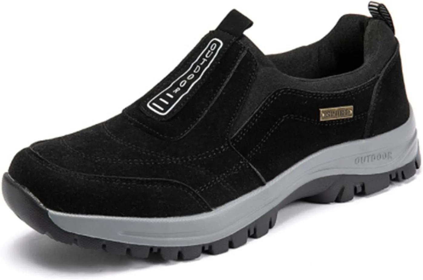 Men's Casual Fashion Waterproof Anti-Slip Lightweight Orthopedic Loafers,Low-top Safety Sneakers Comfortable Walking Boat ShoeExtended Width Foot Breathable Sneakers