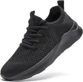 Men's Running Walking Shoes Sneakers Tennis Fitness Athletic Shoes Non Slip On Sports Casual Workout Shoe Lightweight Comfortable Gym Fashion Breathable Mesh Trainer