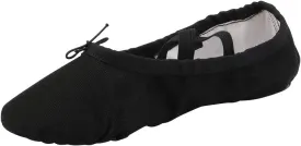 missfiona Women Canvas Ballet Slippers Dance Shoes Adult Practice Yoga Flat Belly Shoes