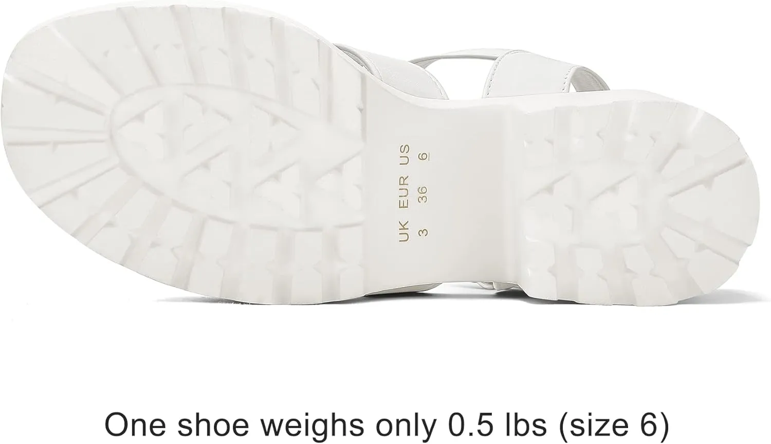 mysoft Women's Platform Sandals Ankle Strap Open Toe Lug Sole 3 Inch Chunky Block Heeled Sandals