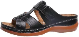 Orthopedic Sandals for Women Arch Support Slide Wedge Sandals Open Toe Slip On Platforms Comfortable Walking Shoes