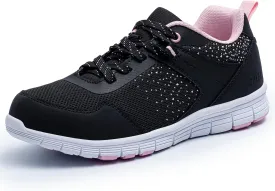 SPIEZ Lightweight Composite Toe Safety Shoes for Women, Non-Slip Puncture Proof Work Shoes for Ladies, Breathable Safety Toe Sneakers for Work and Daily Wear