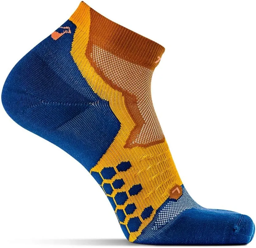 Thirty48 Performance Compression Low Cut Running Socks for Men and Women | More Compression Where Needed