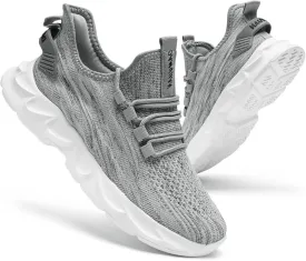 Tvtaop Women's Lightweight Walking Shoes - Breathable Non-Slip Design for Running, Gym & Tennis | Cushioned Fitness Sneakers