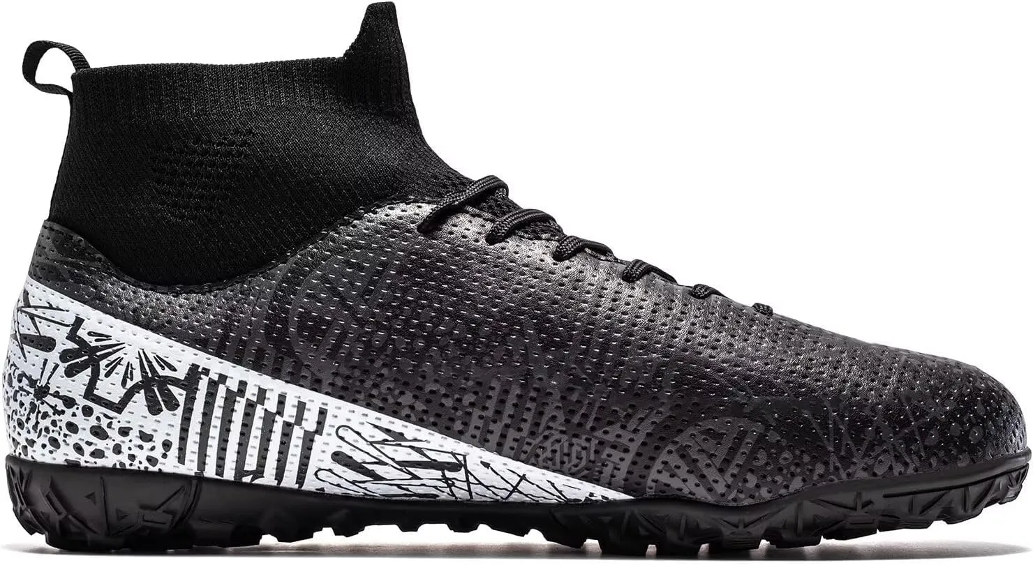 Unisex-Adult Turf Soccer Shoes Lightweight Training Futsal Shoes for Big Boys