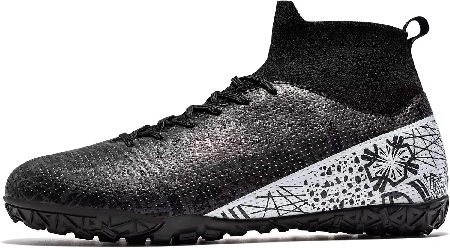 Unisex-Adult Turf Soccer Shoes Lightweight Training Futsal Shoes for Big Boys