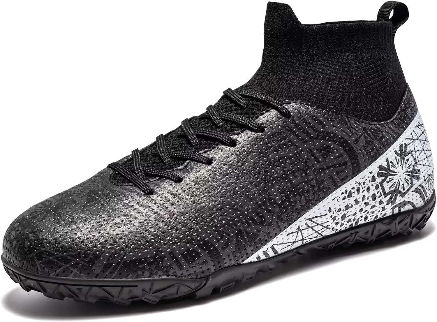 Unisex-Adult Turf Soccer Shoes Lightweight Training Futsal Shoes for Big Boys
