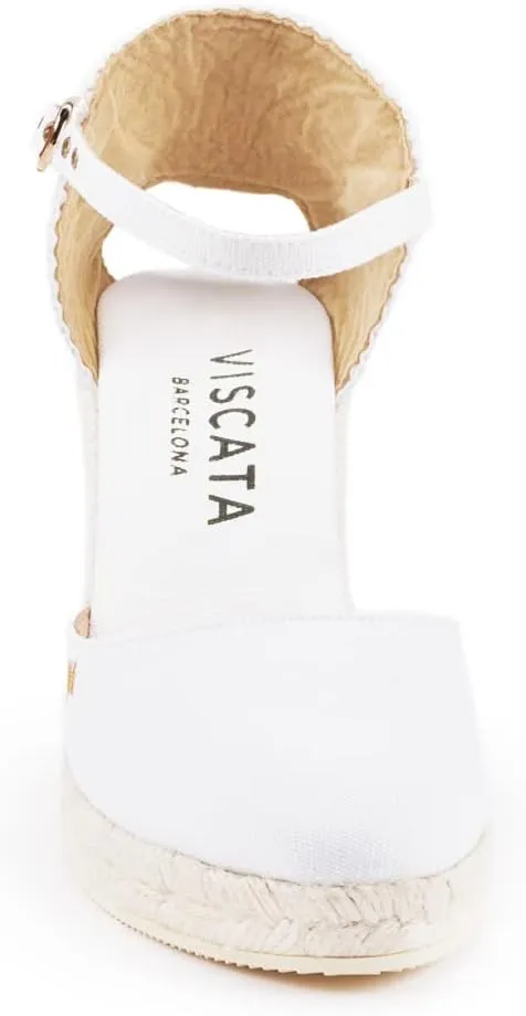 VISCATA Satuna Women's Sandals Espadrille Canvas Buckle Wedges