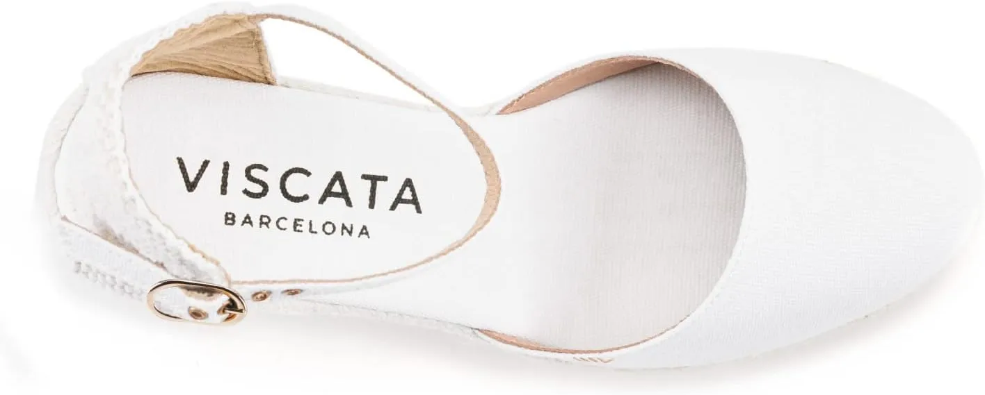 VISCATA Satuna Women's Sandals Espadrille Canvas Buckle Wedges