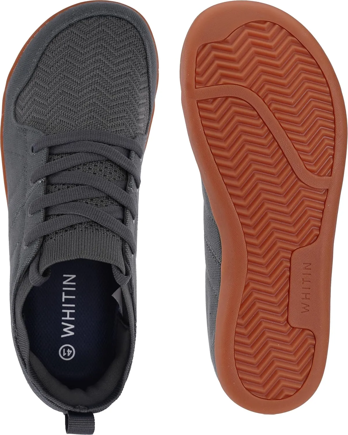 WHITIN Men's Slip-on Minimalist Barefoot Shoes | Zero Drop Sole | Wide Toe Box