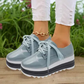 Yanzhenglip Wedge Sneakers for Women Hidden High Heeld Sneakers Dressy Lace Up High Top Sneakers Fashion Orthopedic Walking Shoes Breathable Lace Embroidery Running Shoes Casual Platform Sneakers
