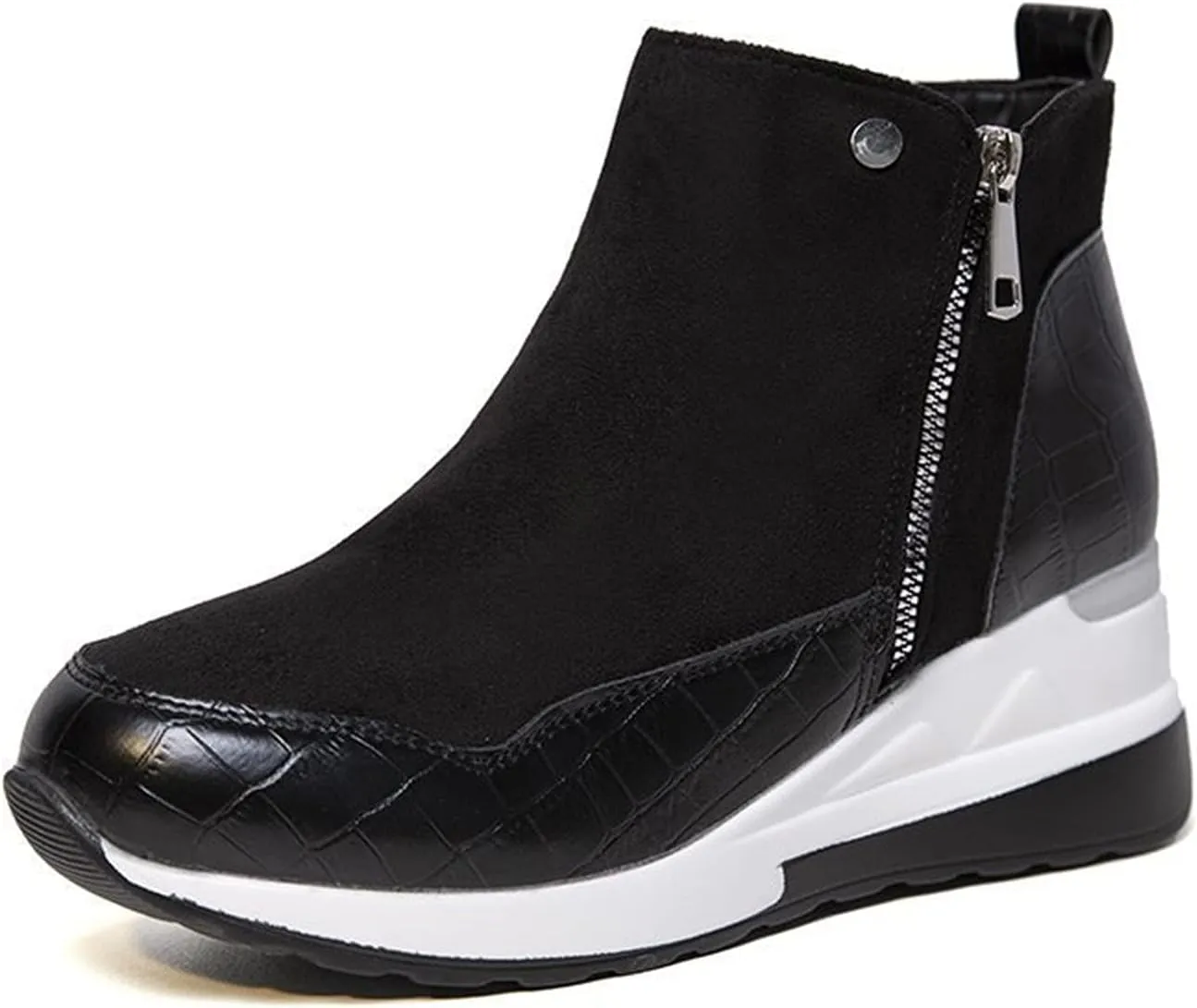 ZBYY Wedge Sneakers for Women Ladies Hidden Heel Sneakers Casual Platform Sneakers Shoes Walking Wedge Shoes