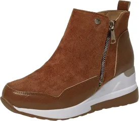 ZBYY Wedge Sneakers for Women Ladies Hidden Heel Sneakers Casual Platform Sneakers Shoes Walking Wedge Shoes
